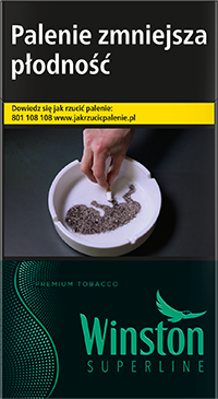 Winston Black Green Superline